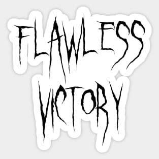 Flawless Victory Mortal Kombat Sticker